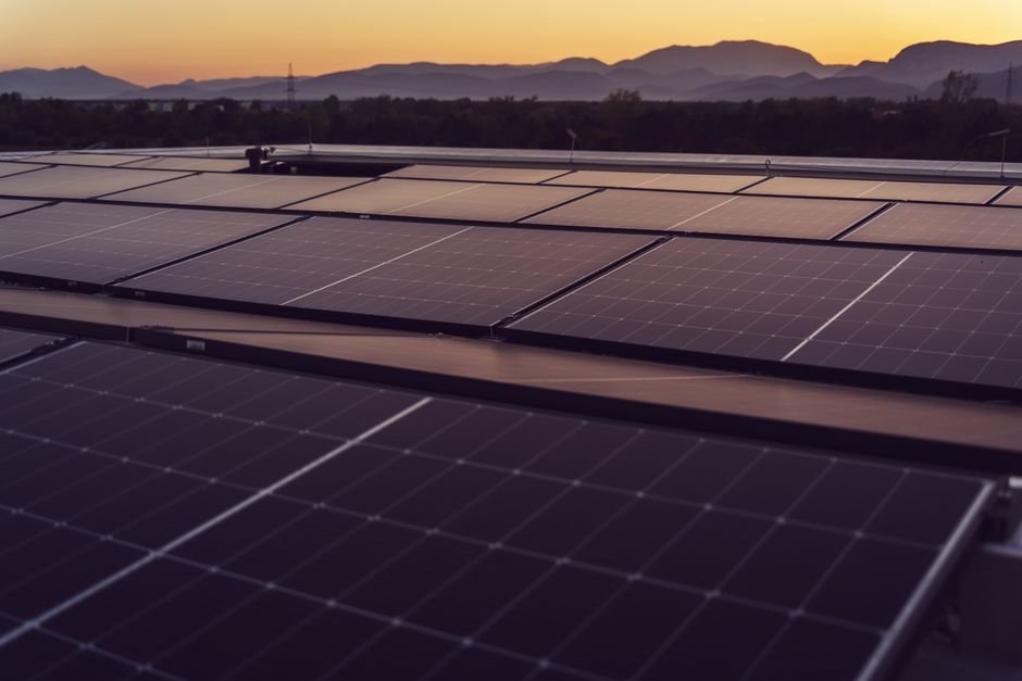Mountain solar plant